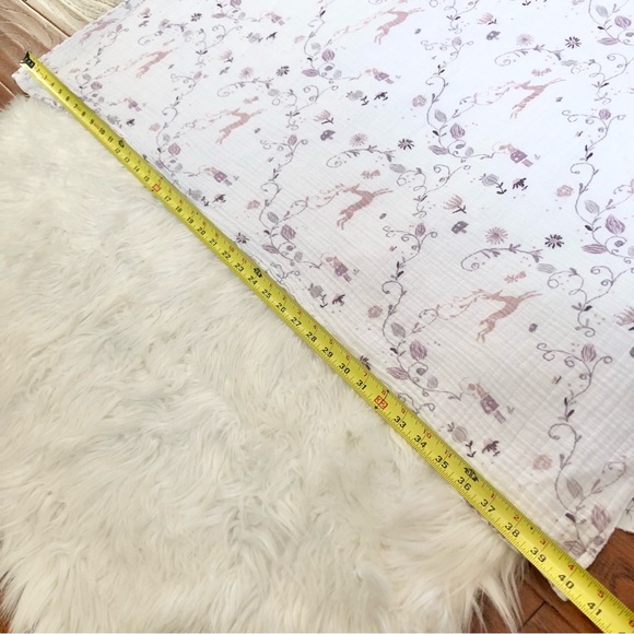 Aden + Anais Once Upon A Time Deer Swaddle Blanket Lovey Organic Muslin Cotton - Picture 6 of 7